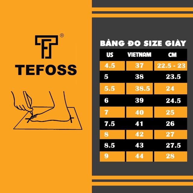 Giày Sục da nam đà điểu đen/ nâu TEFOSS HT01 size 38-43