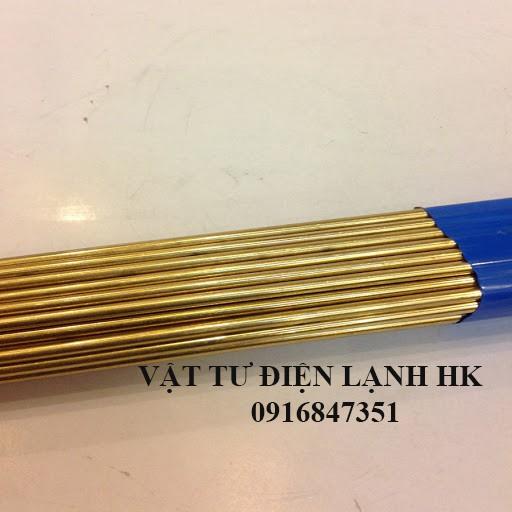 500g Que hàn đồng thau tròn dài 1m các size cỡ phi GERMANY HS221 - Hàn bù Tig - Bán theo 500g