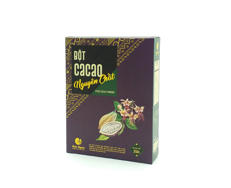 BỘT CACAO NGUYÊN CHẤT - HỘP 250G