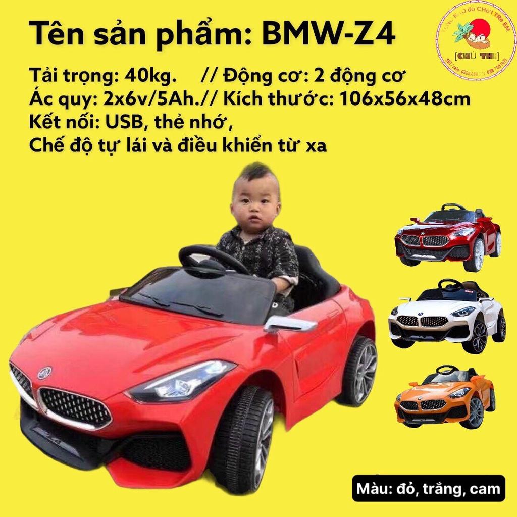 Ô TÔ ĐIỆN TRẺ EM BMW Z4 có điều khiển từ xa và tự lái , có nhạc usb