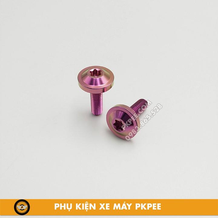 Ốc Titan GR5 6ly Đầu Dù Gắn Ốp Pô, Che Sên, Dè, Áo,...
