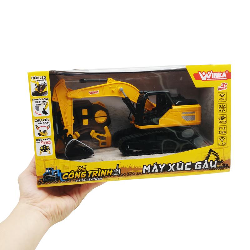 Đồ Chơi Mô Hình Xe Xúc Gàu Điểu Khiển Từ Xa - Winka DK81266