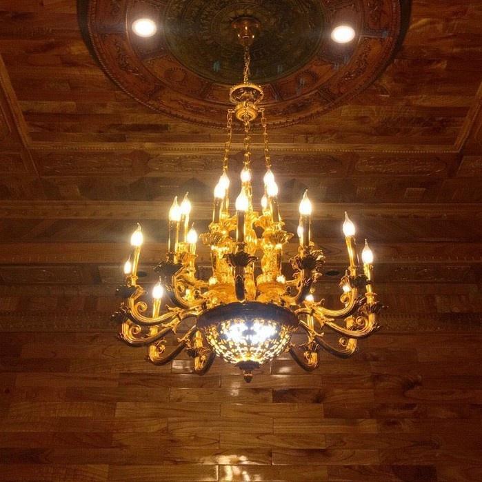 Đèn chùm phong cách sang trọng, đẳng cấp trâng trí nội thất hiện đại - kèm bóng LED chuyên dụng.