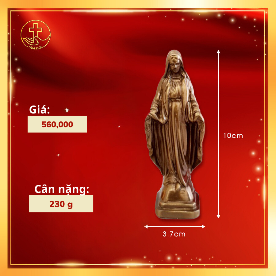 Tượng Mẹ Ban Ơn + HỘP QUÀ TẶNG - Sản phẩm Công giáo