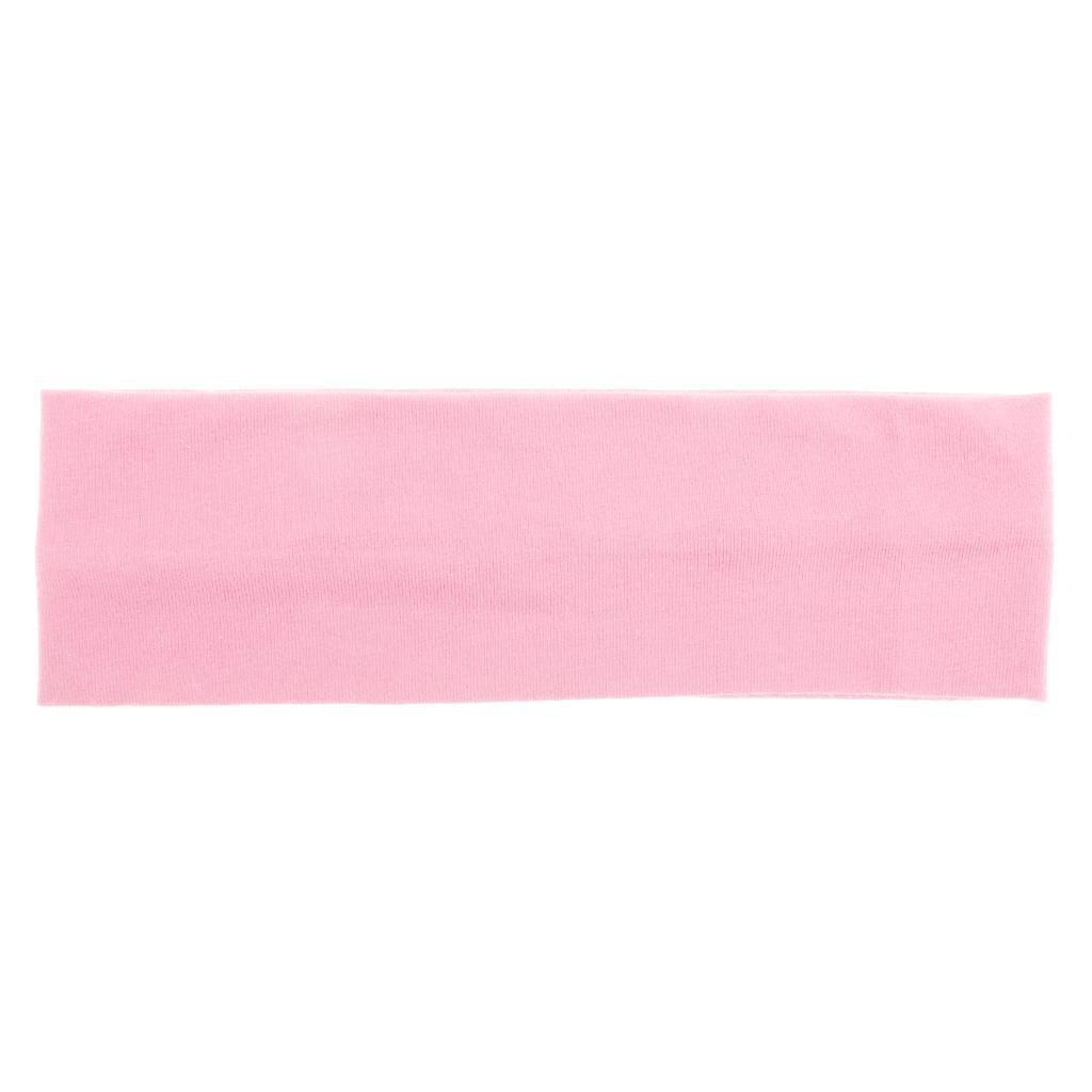 Headband Sweatband Workout Stretch Headband Hair Band Pink