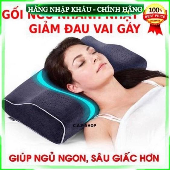 Gối Ngủ Nhanh Nhật Bản - hỗ trợ chứng mất ngủ và Giảm đau vai gáy khi ngủ