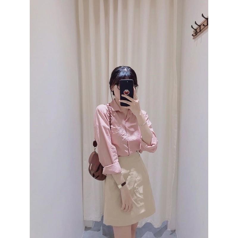 SƠ MI OVERSIZE PASTEL (2 màu)