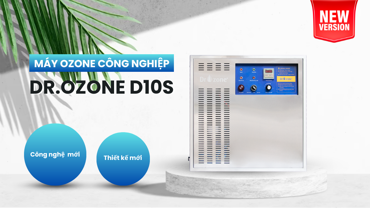 Máy ozone công nghiệp HSVN Dr.Ozone D-10S (10g/h) - Hàng chính hãng