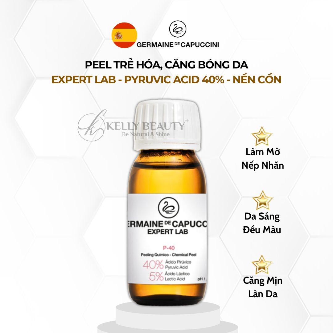 Peel Trẻ Hóa Căng Bóng Da Germaine Expert Lab Pyruvic Acid 40% Chemical Peel P-40 | Kelly Beauty