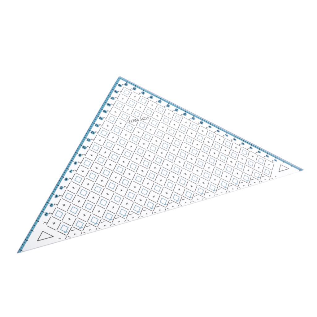 35x15.5cm Acrylic Quilting Bản Mẫu Miếng Dán Cường Lực May Thước Quilting Dụng Cụ