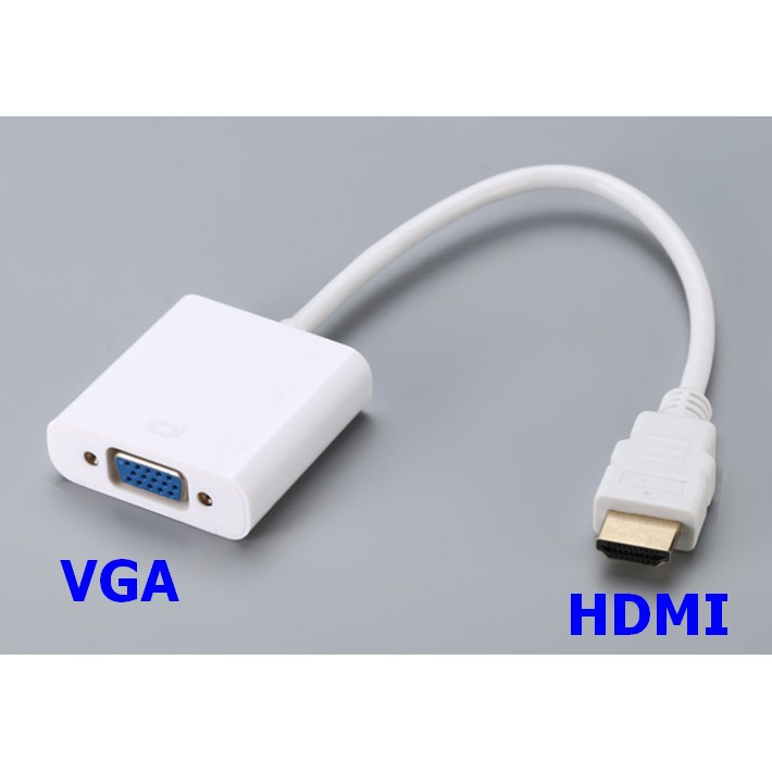 Cáp chuyển đổi HDMI sang VGA (màn hình cổng VGA) - Hàng nhập khẩu