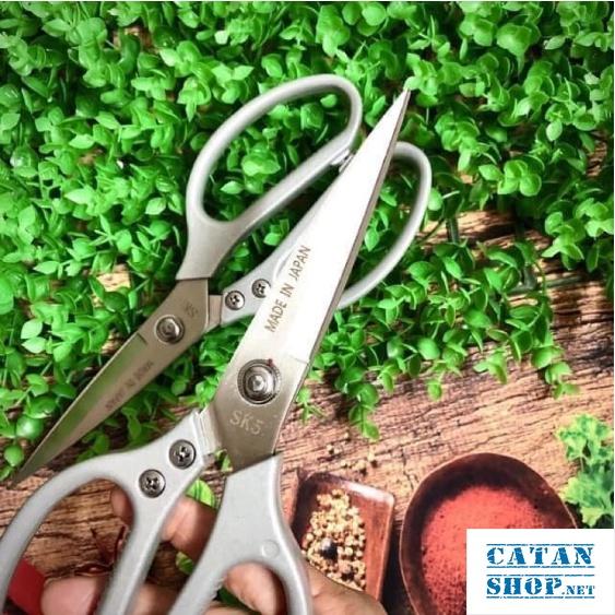 Kéo cắt xương gà sk5 Loại Lớn, Kéo làm bếp Nhật Bản đa năng siêu sắc, cắt tỉa cây cảnh, cắt vải, tiện dụng, cầm chắc tay