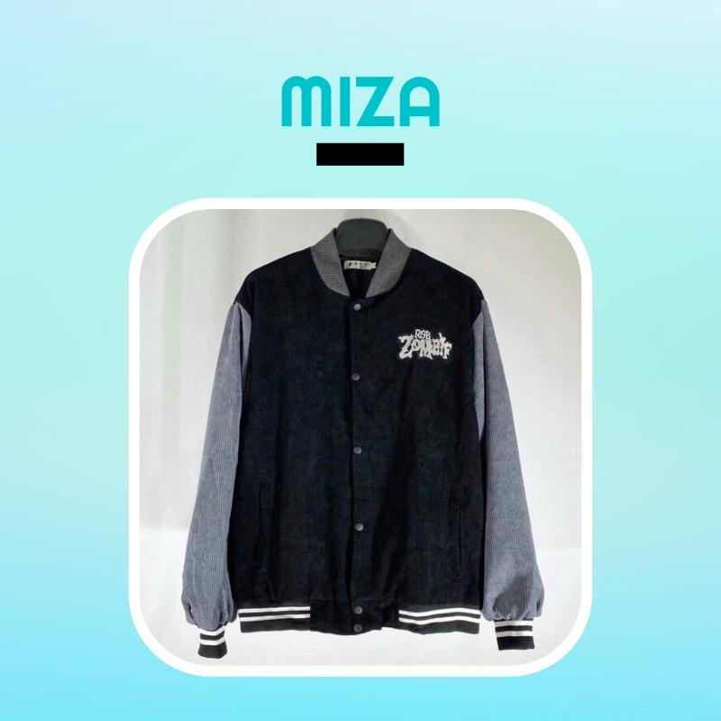 Áo bomber nữ nam unisex nhung khoác gió jacket cúc bấm form rộng local brand ulzzang phong cách hàn quốc đep ZOMBIE