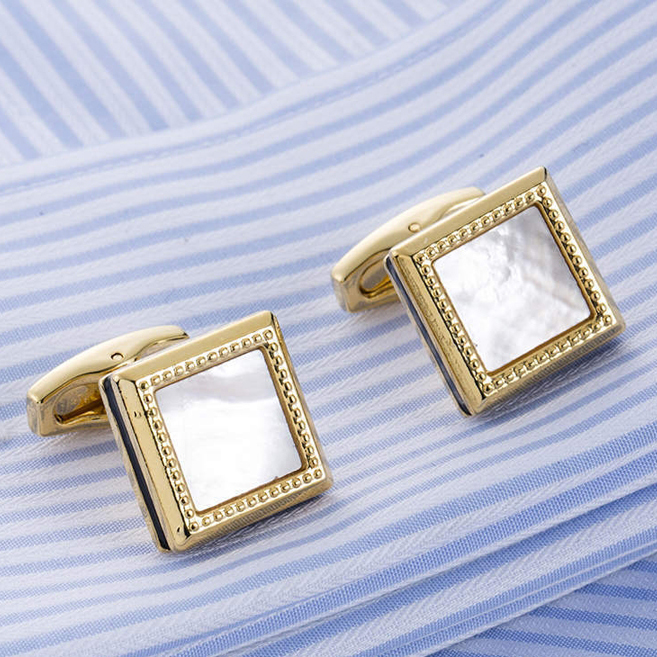 Bộ Khuy Măng Sét - Cufflink Hàng Cao Cấp QT1393