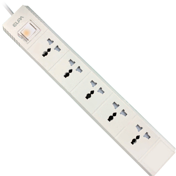 Ổ cắm 5 ổ điện; 1 công tắc; 5m ELPA ESL-VNC55 - HÀNG CHÍNH HÃNG