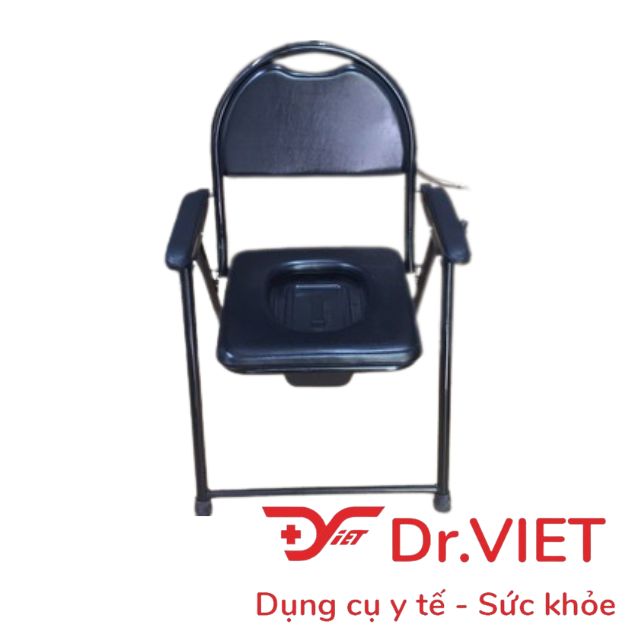 Ghế bô vệ sinh không bánh xe, có đệm lót LUCASS G17 - Phù hợp cho người bênh, mẹ bầu, người lớn tuổi, tiện lợi, bô tháo rời dễ dàng mang đi.