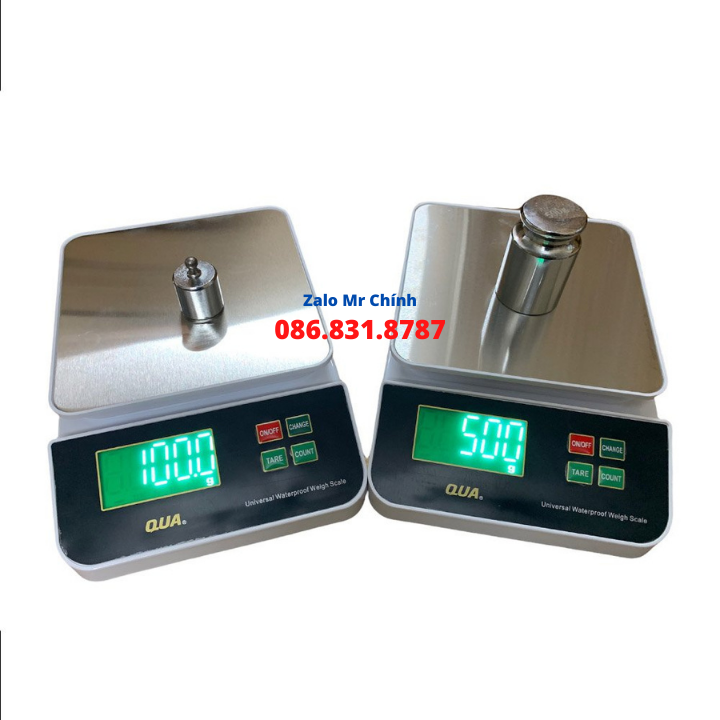 Cân Điện Tử Thực Phẩm Chống Nước Dùng Trong Nhà Bếp 5kg, 3kg QUA3/5. Chính Xác Tuyệt Đối, Chống Nước Cao. Sạc USB Tiện Dụng