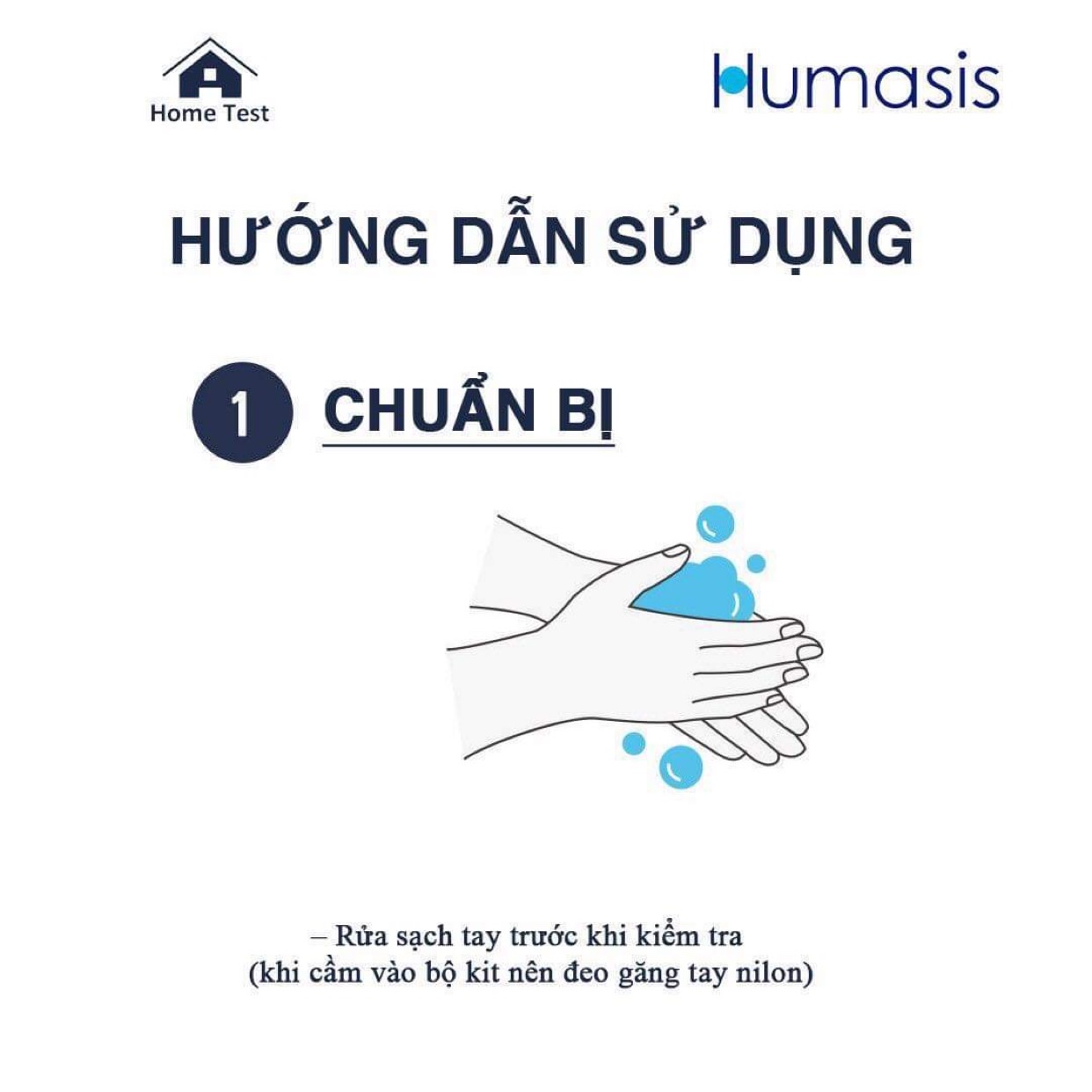 Dụng cụ xét nghiệm nhanh COVID-19 Humasis chính hãng