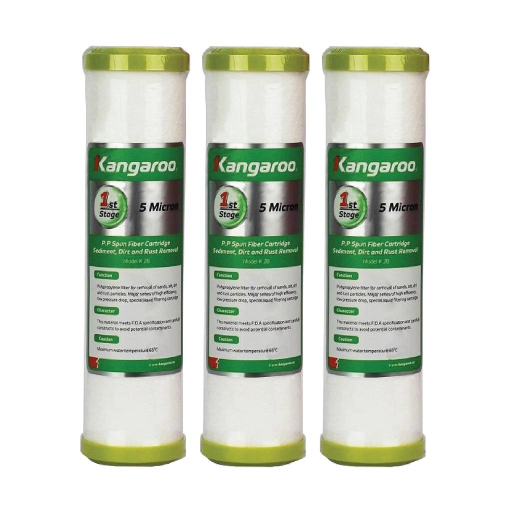 Combo 4 lõi lọc cho máy lọc nước KANGAROO hàng chính hãng