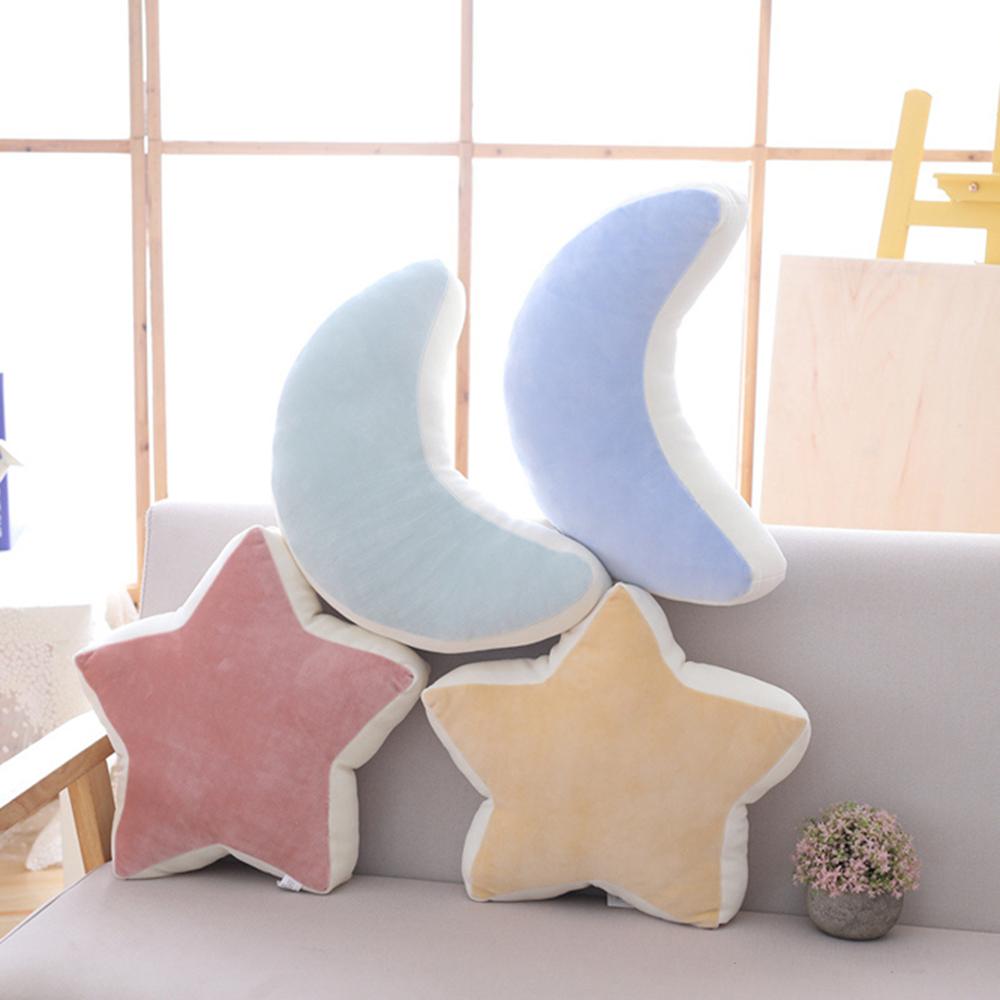 Sáng Tạo Mới Gối Ngôi Sao Cầu Vồng Mặt Trăng Trang Trí Nhà Gối Đệm Sofa Đệm Gối Tựa Đầu Trang Trí Làm Quà Cho Bé