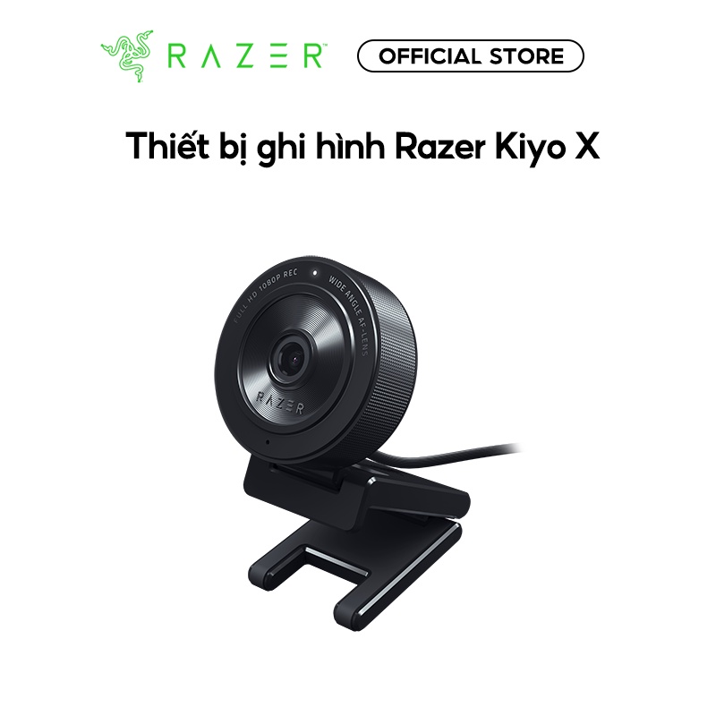 Thiết bị ghi hình Razer Kiyo X-USB Broadcasting Camera_RZ19-04170100-R3M1- HÀNG CHÍNH HÃNG