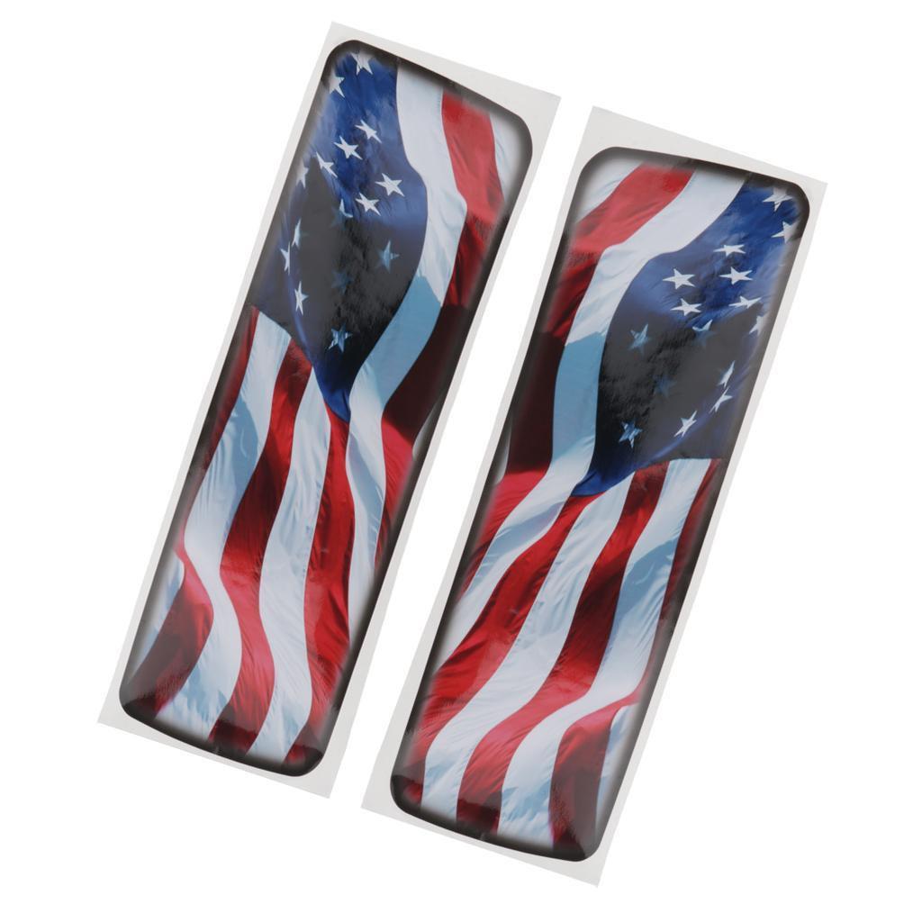 2pcs Motorcycle Side Box Decorative Cover Stickers Decoration Accessories for Harley Touring Models 2014-2019