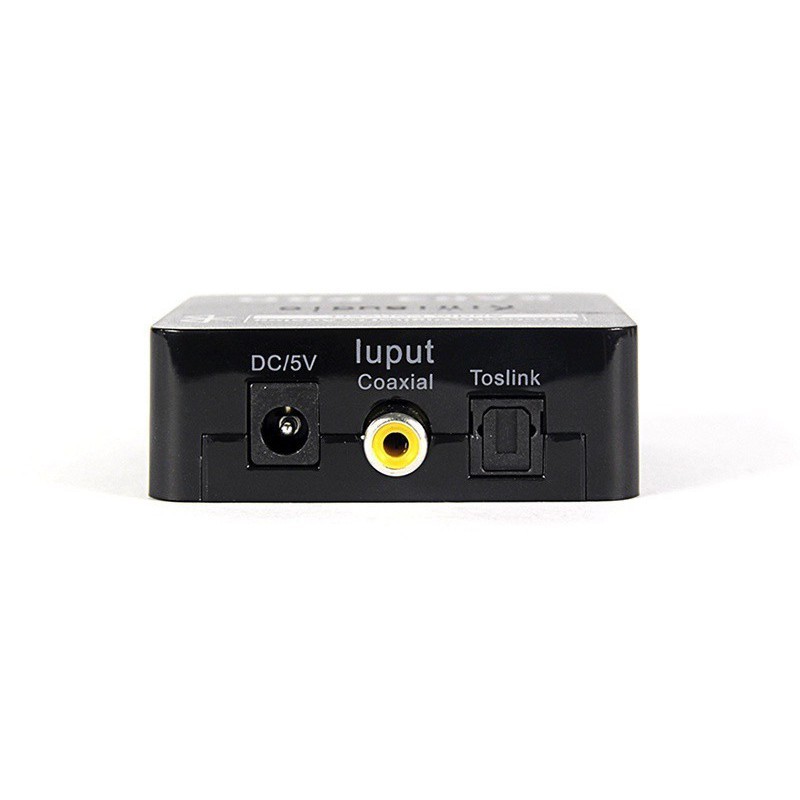 Bộ Chuyển Âm Thanh TV 4K Quang Optical Sang Audio AV Ra Amply + Cáp Optical (1m) Bộ Chuyển Quang Âm Thanh Bộ Chuyển Đổi Âm Thank DIGITAL Sang ANALOG Hàng Chính Hãng