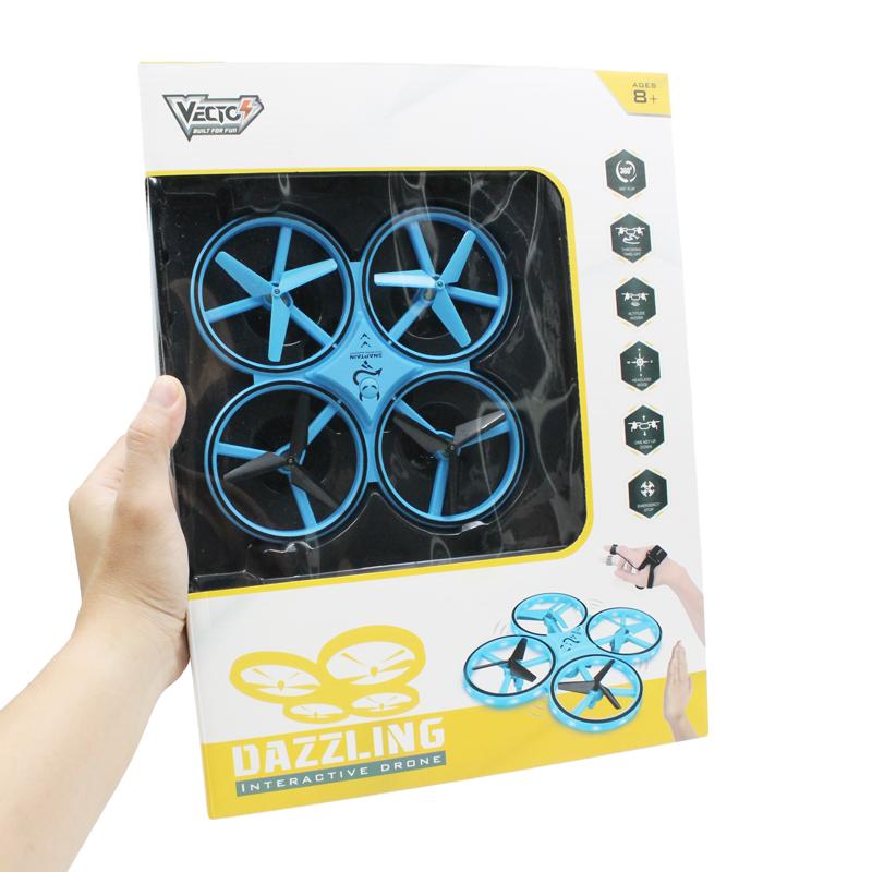 Đồ Chơi Drone Dazzling Điều Khiển Bằng Đồng Hồ - Vecto VT010B/BL