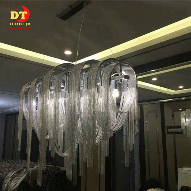 Đèn thả chùm bàn ăn nghệ thuật phong cách hiện đại DQM