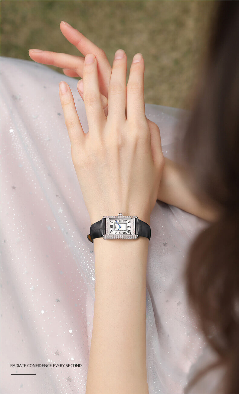 Đồng hồ nữ chính hãng IW CARNIVAL IW587L-1 Kính sapphire ,chống xước ,Chống nước 30m ,Bảo hành 24 tháng,Máy điện tử(pin),dây da cao cấp, thiết kế đơn giản dễ đeo