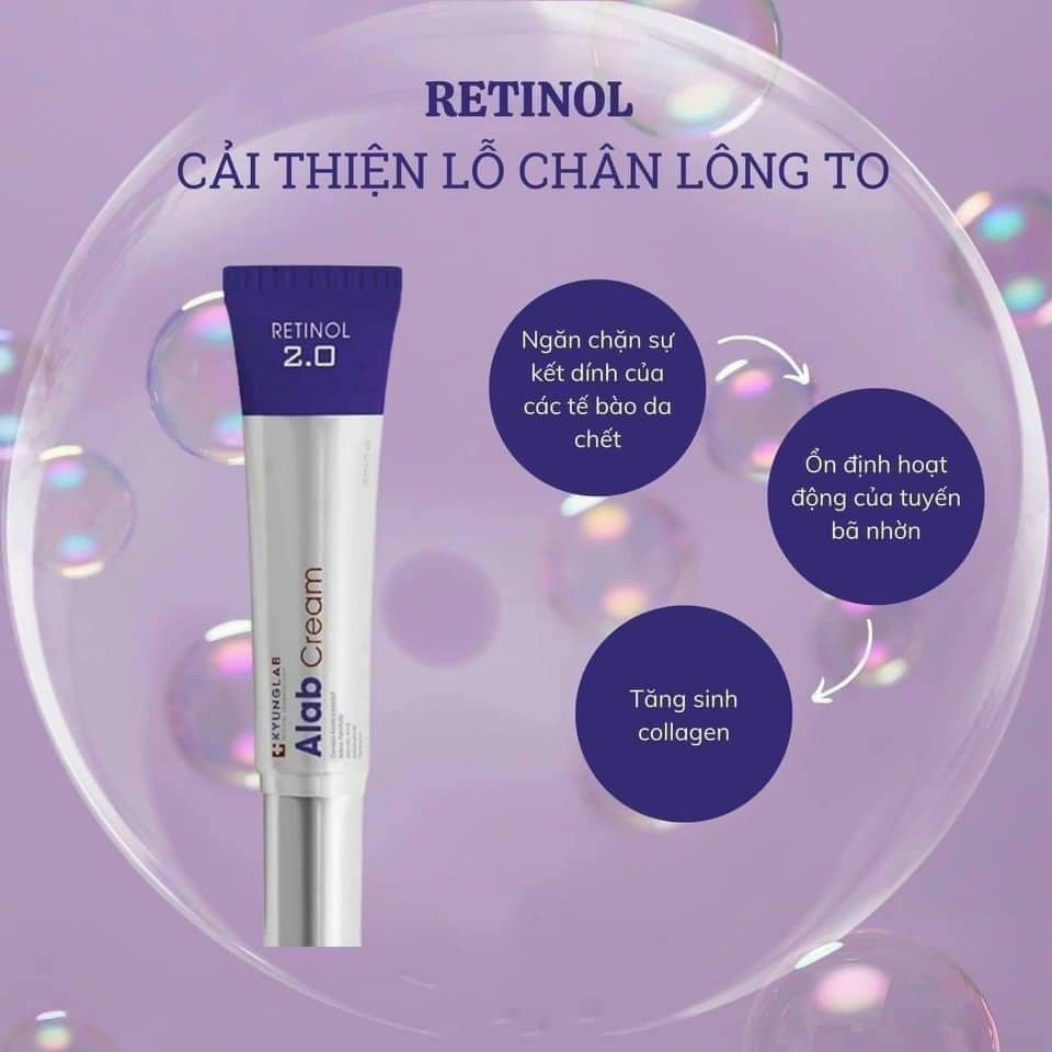 Kem dưỡng thế hệ mới Retinol Alab Cream 30ml phục hồi dưỡng trắng da ngừa mụn