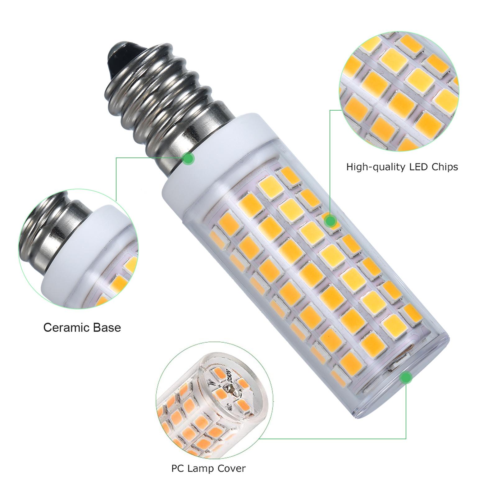 5 Bóng đèn LED E14 cung cấp ánh sáng trắng ấm 3000K / 6000K. Chiếu sáng 360 độ Tiết kiệm năng lượng