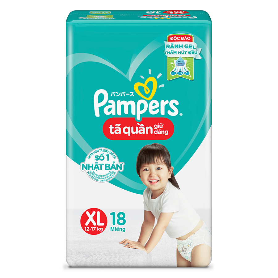 Tã quần Pampers XL18 (12-17kg)