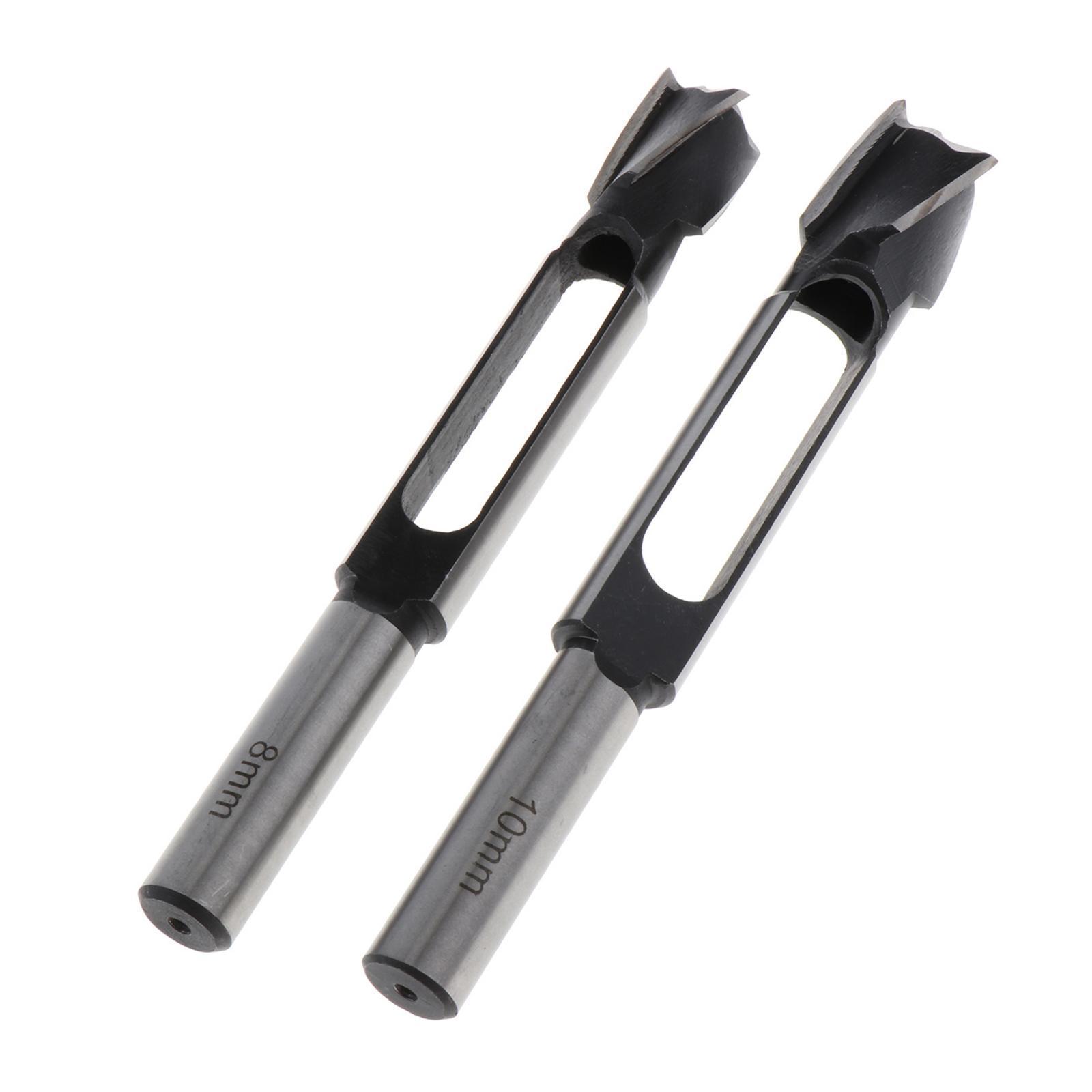 8mm 10mm Carbon Steel Hole Wood Plug Cutter Cutting Tool Drill Bit Set