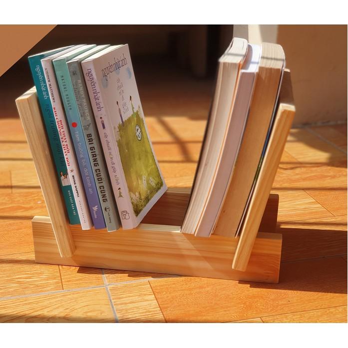 ️Giá Sách Gỗ Mini Để Bàn tự nhiên bền đẹp sang trọng độc đáo đa năng