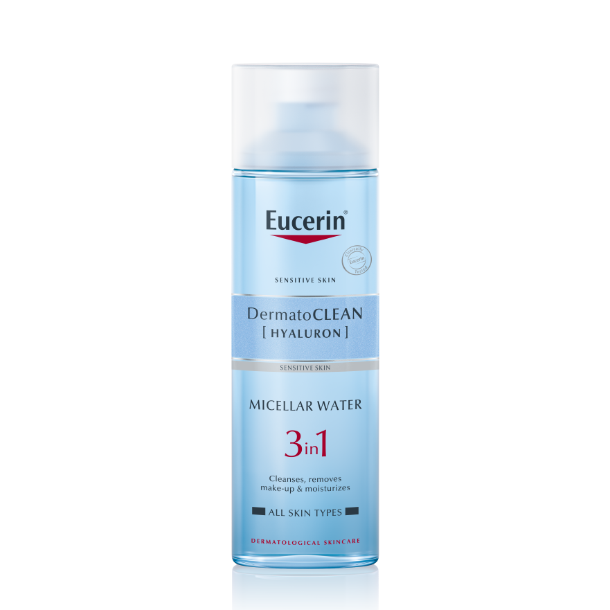 Hình ảnh Tẩy Trang 3in1 Eucerin Dermato Clean Micellar Cleansing Fluid (200ml) KBM01