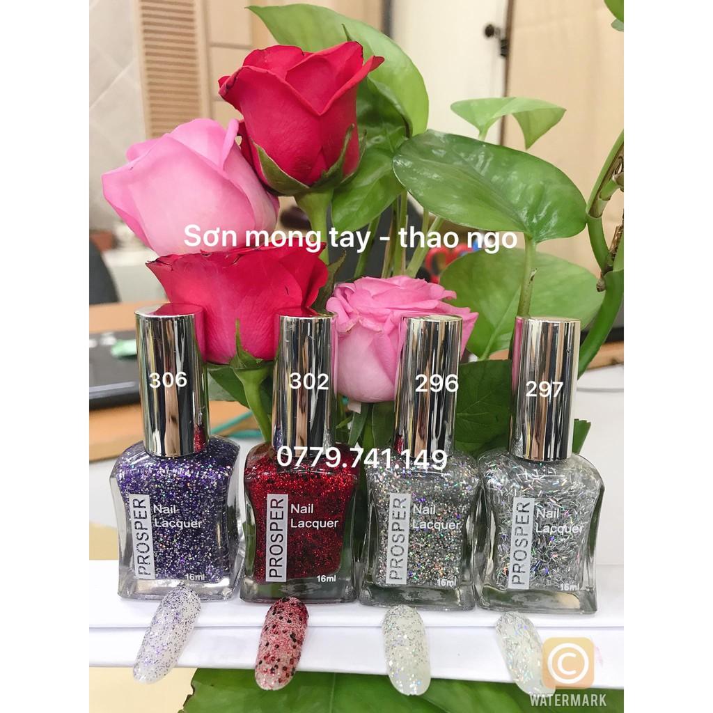 Sơn móng tay Prosper Silver 16ml (sơn thường)