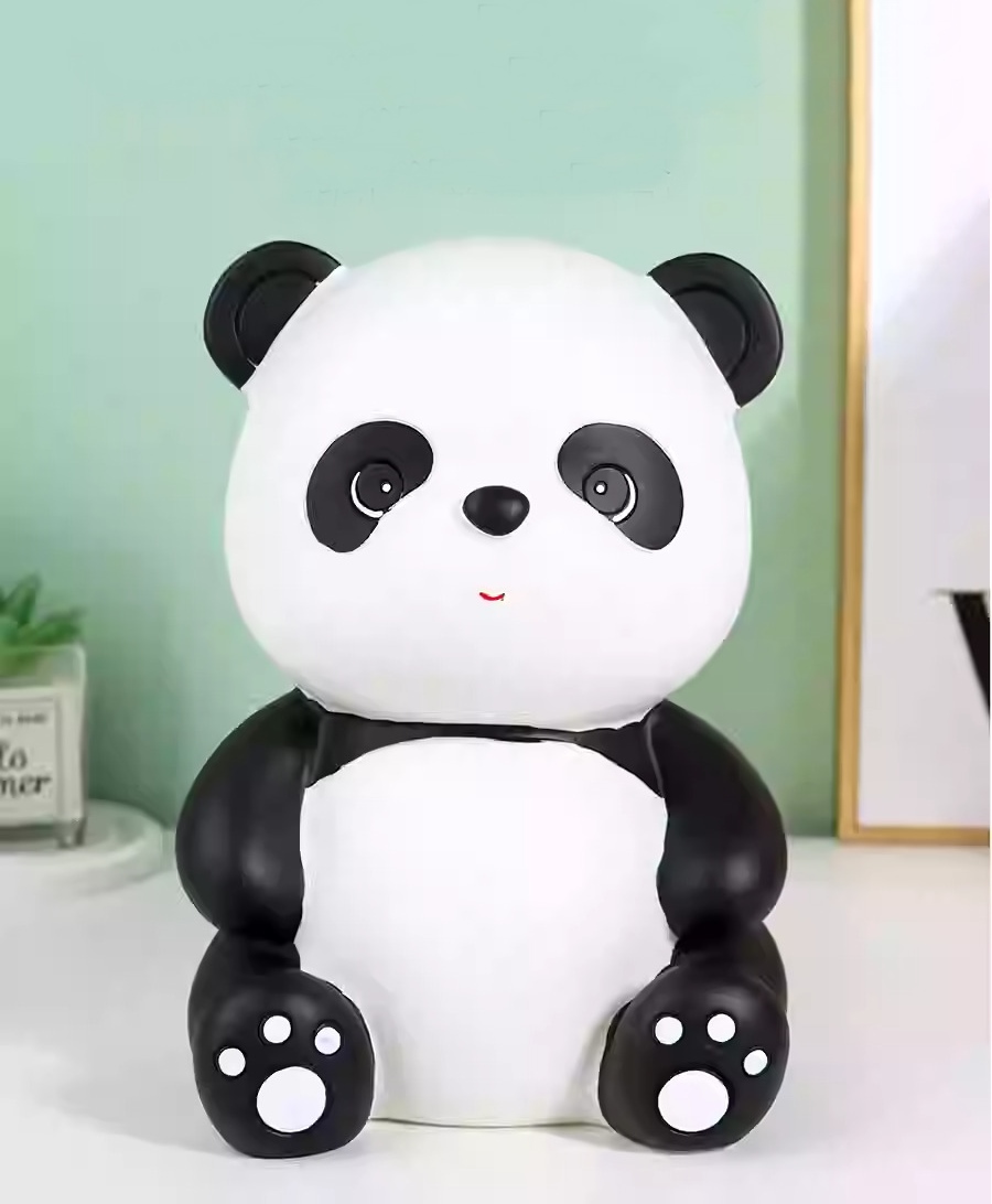 Ống Tiết Kiệm Heo Đất Panda Gấu Trúc Ngồi Dễ Thương