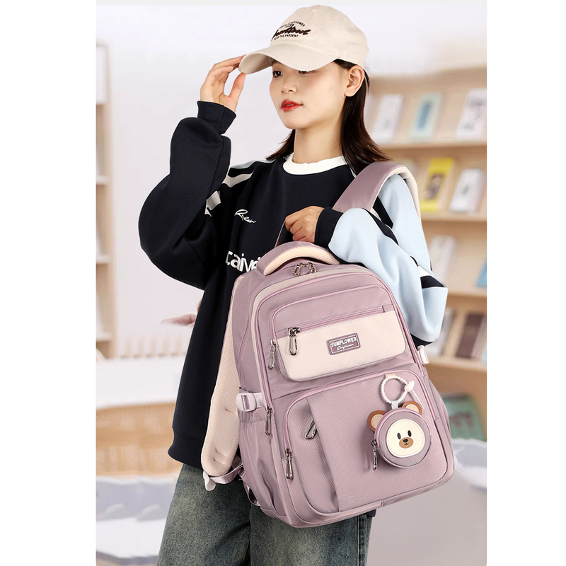 Balo thời trang phong cách Hàn Quốc dày dặn chống thấm nước dùng cho đi học, đi chơi - BEE GEE – BLTT9161