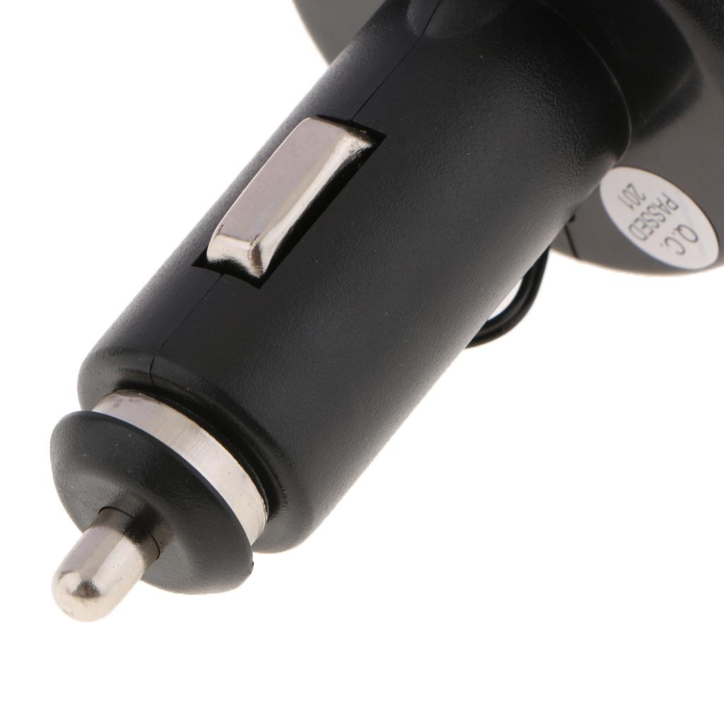 3 in 1 Digital LED car Voltmeter Thermometer Auto Car USB Charger 12V 24V
