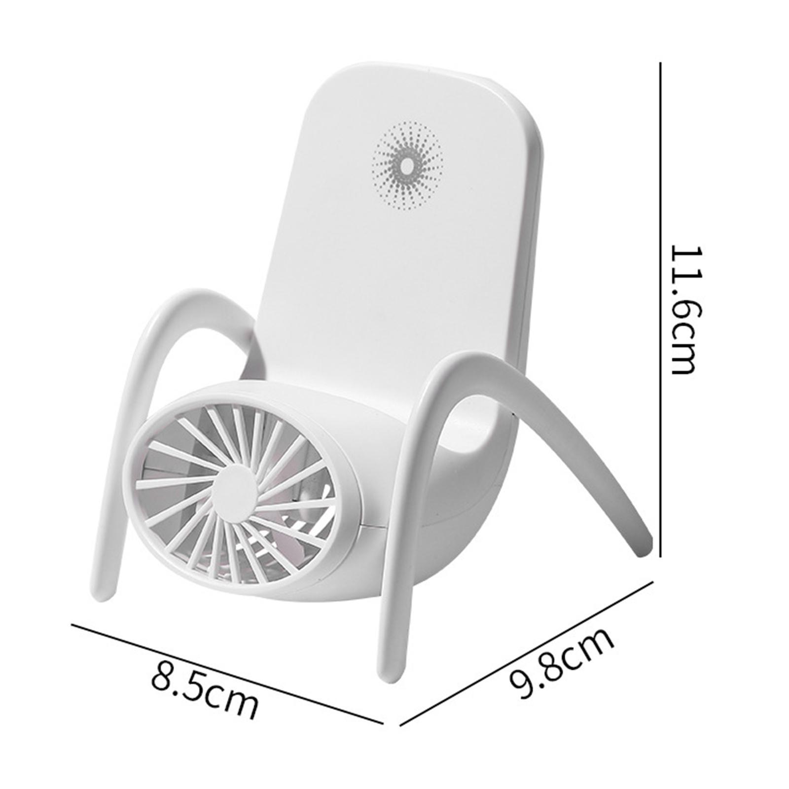 3-in-1 USB Desk Fan Handheld Quiet Personal Fan Night Lights Cooler