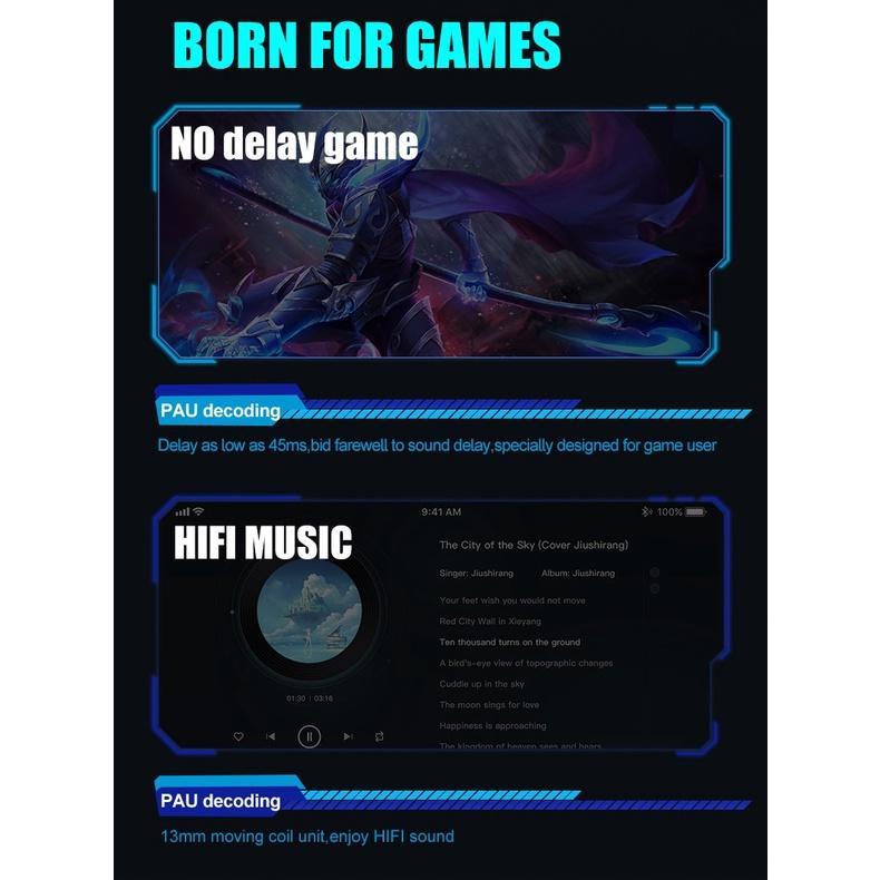 Tai nghe gaming bluetooth P30 / 36 TWS nghe nhạc không dây chống ồn 0 độ trễ
