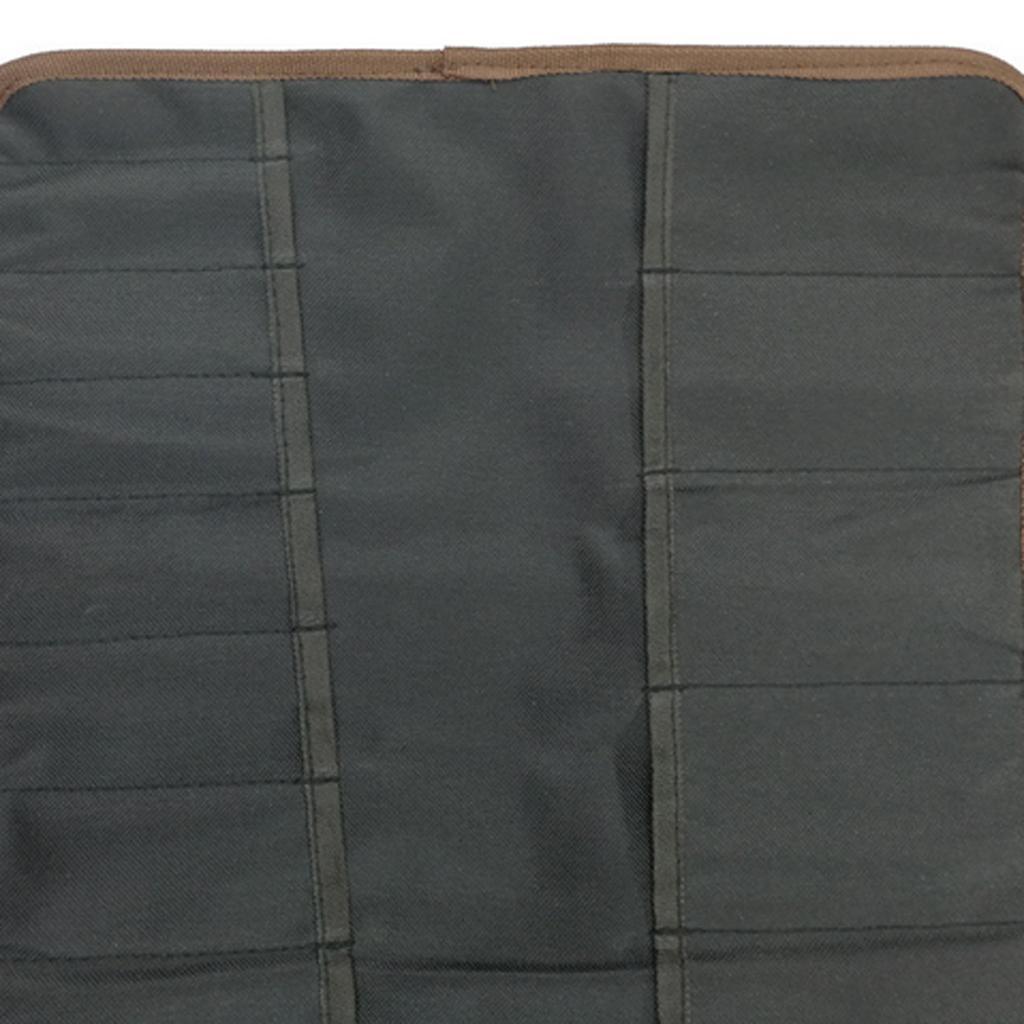 3x Tool Holder Pocket Folding Roll Bag Nail Handbag Carpenter Rig Pouch Bags