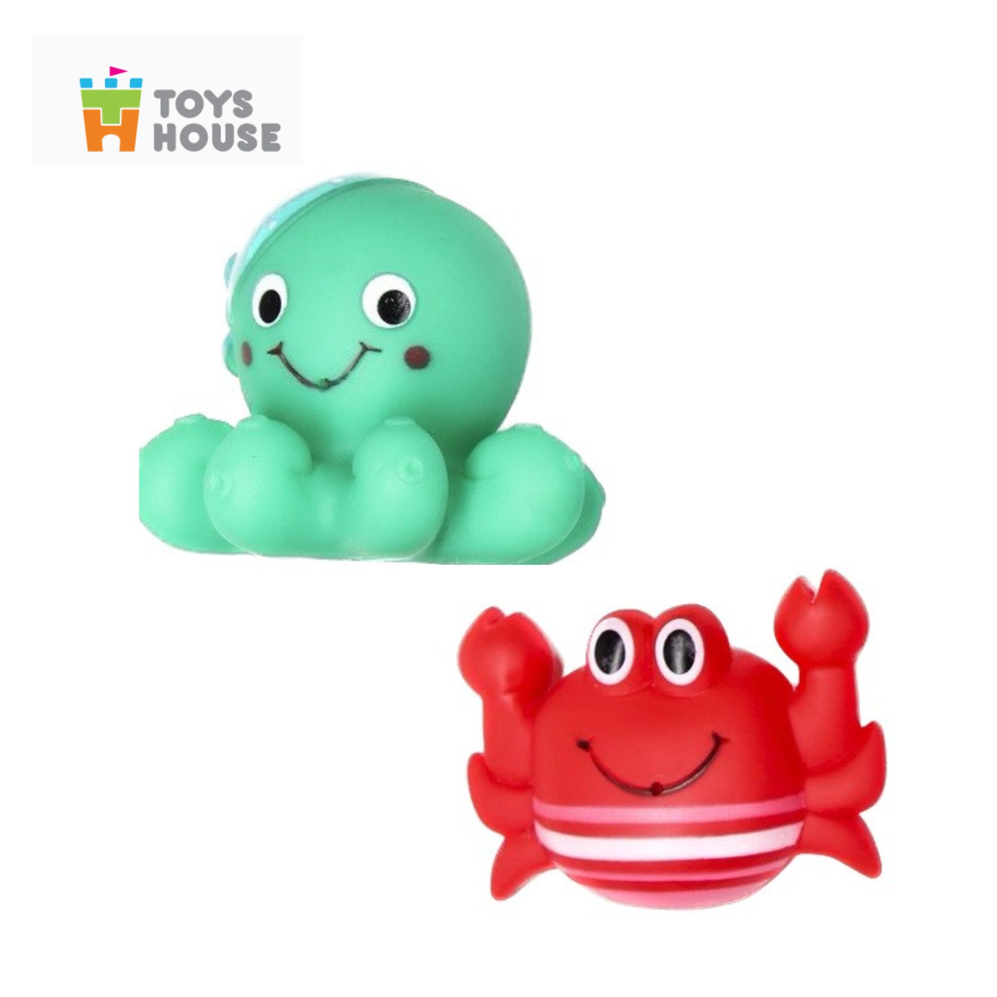 Đồ chơi nhà tắm cho bé-set 2 món  sinh vật biển vô cùng dễ thương Toys House, hàng chính hãng