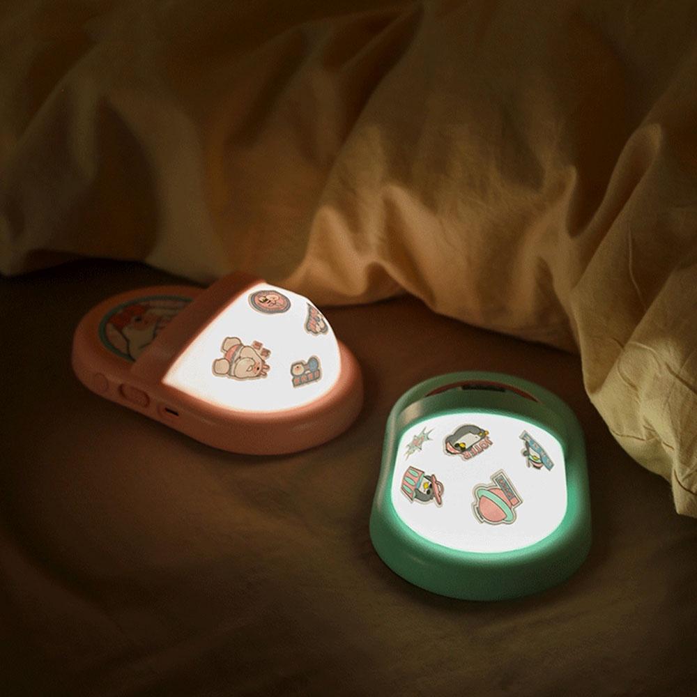Đèn Ngủ LED Hình Chiếc Dép Dễ Thương Dùng Trang Trí Nhà Cửa Có Thể Sạc Lại