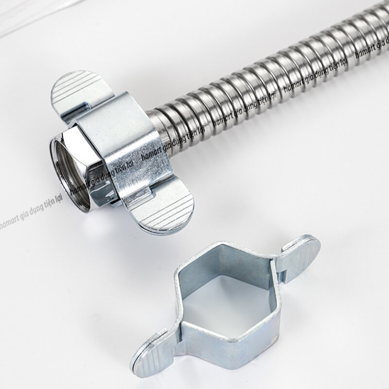 Cờ Lê Đầu Nối Ống Nước Phi 21 Dây Cấp Bồn Chậu Vòi Rửa Lavabo Nhà Tắm Tháo Lắp Ốc Lục Giác Đa Năng