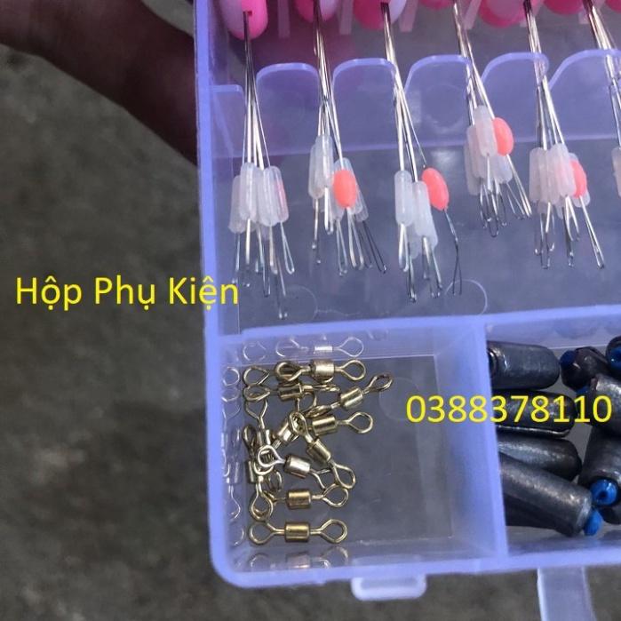Sale to Hộp Phụ Kiện, Phụ Kiện Câu Cá Làm Dây Trục Câu Đài - xả hàng tồn