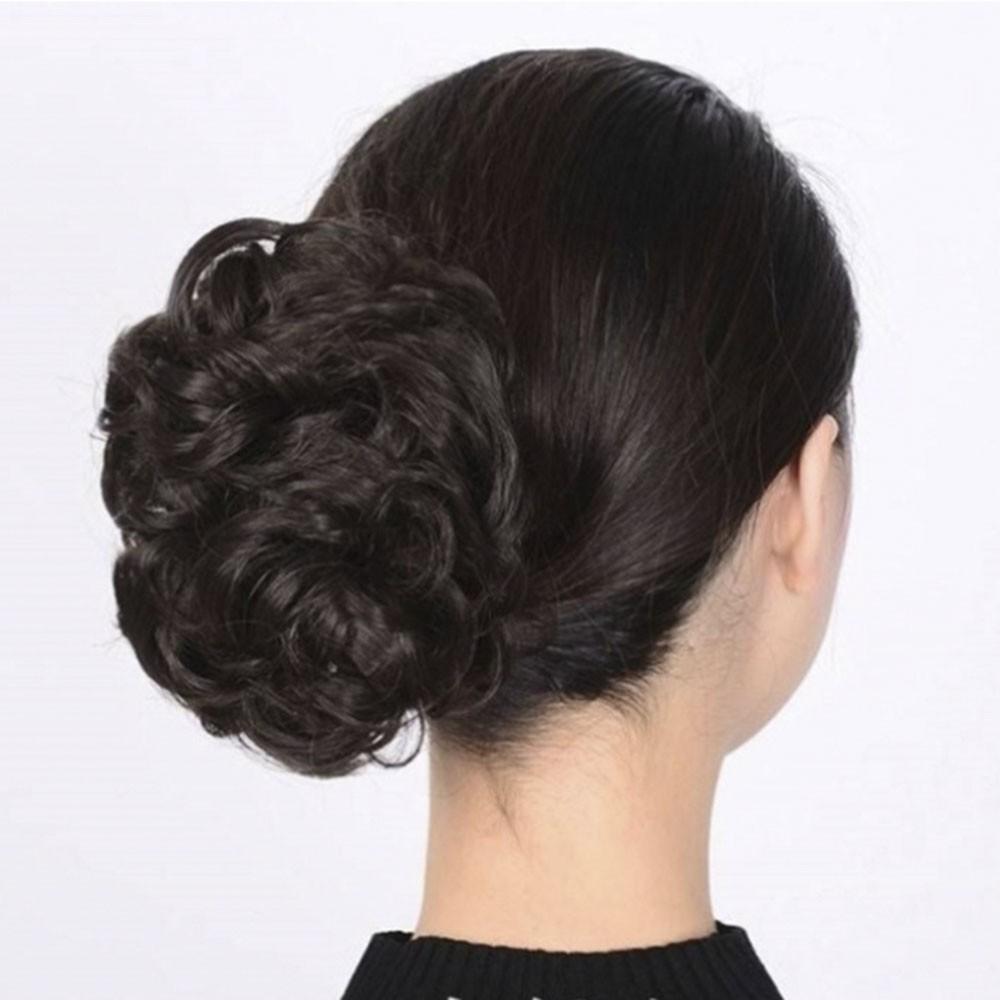 Kẹp phối tóc giả dạng xoăn mềm mại thời trang Hàn Quốc cho nữ