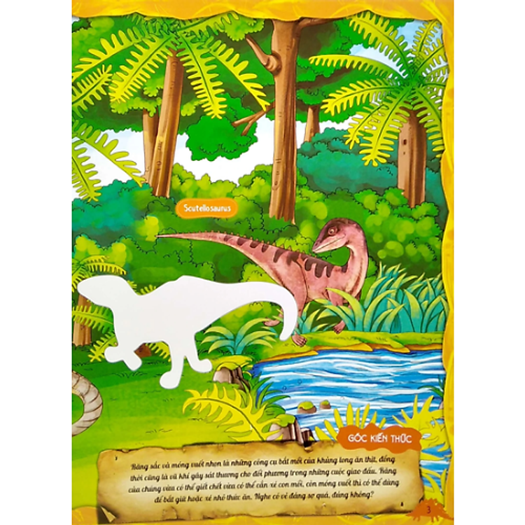 Sách Dán Hình Sáng Tạo - Thế Giới Khủng Long