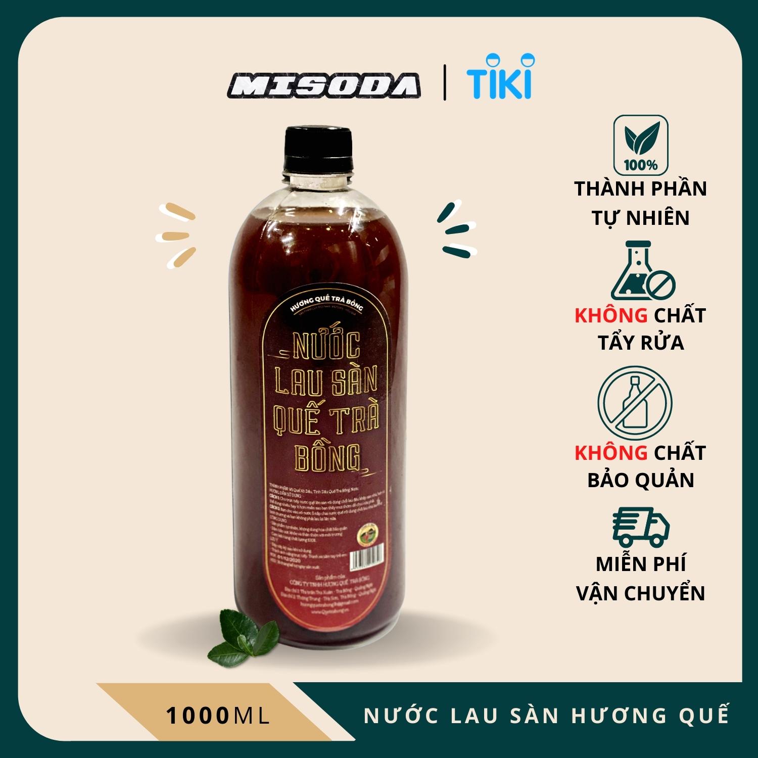 Nước Lau Sàn Hương Quế Trà Bồng 1000ml - 5000ml, Organic Thiên Nhiên Diệt Khuẩn, Xua Đuổi Côn Trùng , An Toàn Cho Da, Nhà Luôn Thơm Ngát - Hàng Chính Hãng